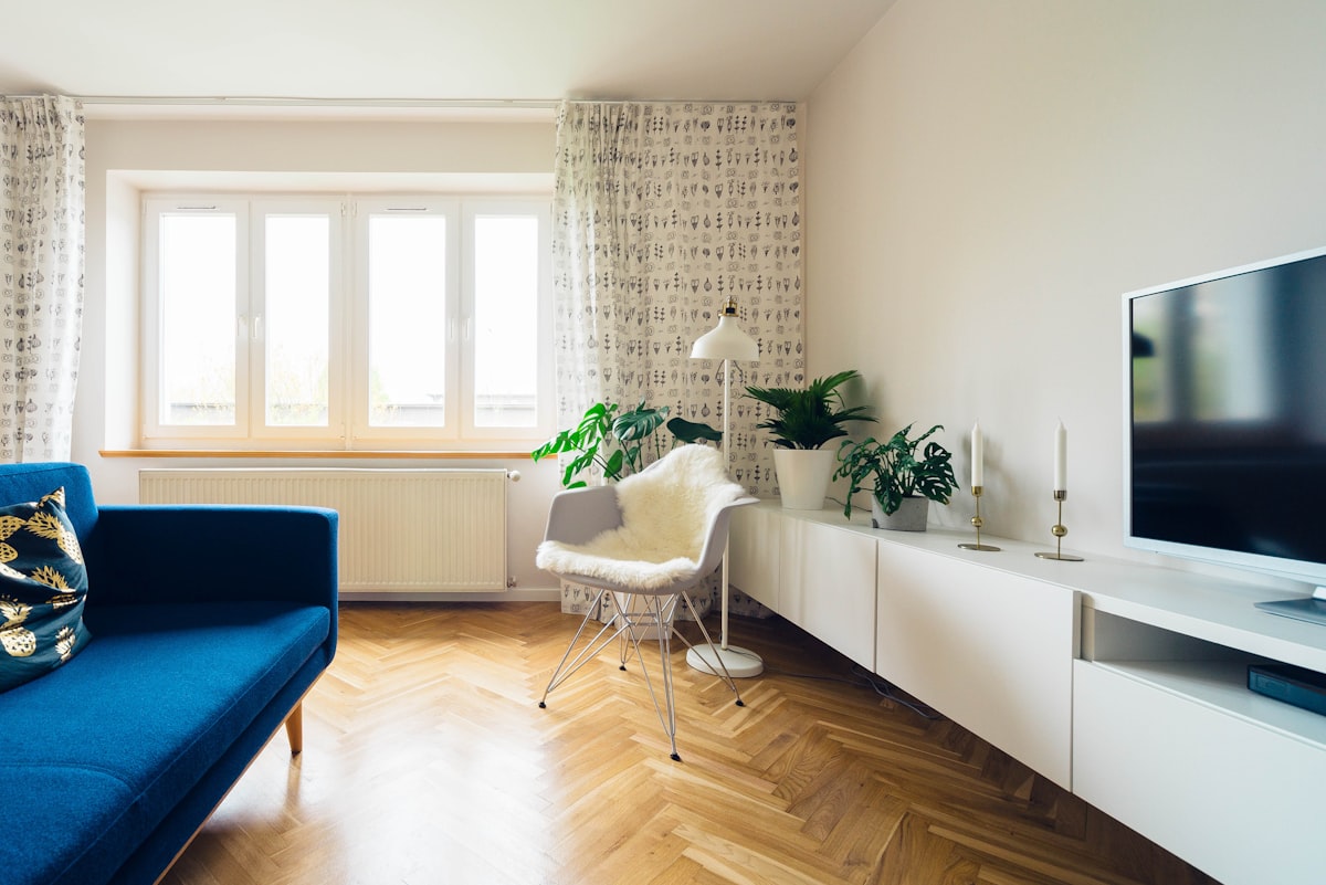 AI-generated illustration representing hardwood & luxury vinyl flooring